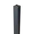 Poste de canto para balaustrada 45x45x1283mm vidro 8,72mm cinza escuro Kozza KR7500 000-890 (4)