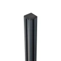 Poste de canto para balaustrada 45x45x1283mm vidro 8,72mm cinza escuro Kozza KR7500 000-890 (6)
