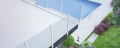 Poste de canto para balaustrada 45x45x1283mm vidro 8,72mm cinza escuro Kozza KR7500 000-890 (10)