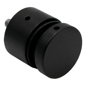 Fixação pontual PINOX rotula para vidro fi 50 mm preto mate – para superfície plana, rosca M10