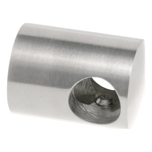 PSG suporte passante para balaustrada fi 14 mm para superfície plana – aço inoxidável AISI 304 acetinado