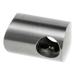 Suporte PSG de passagem para varão fi 12 mm – fixação a tubo 42,4 mm, AISI 304 polido