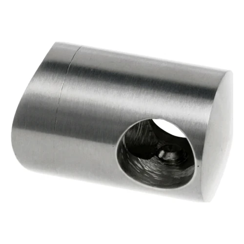 Suporte PSG de passagem para varão fi 12 mm – fixação a tubo 42,4 mm, AISI 304 polido 000-901 (1)