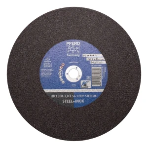 PFERD SG CHOP STEELOX – disco de corte para corta-ferros 350 × 2,8 mm para aço e inox
