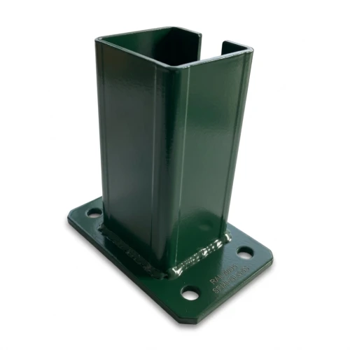 Base para poste de vedação 80x80 mm 8 mm verde 000-787 (1)
