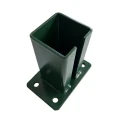 Base para poste de vedação 80x80 mm 8 mm verde 000-787 (2)