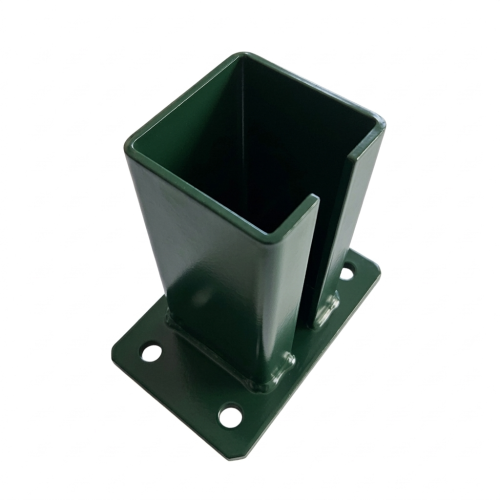 Base para poste de vedação 80x80 mm 8 mm verde 000-787 (2)