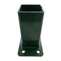 Base para poste de vedação 80x80 mm 8 mm verde 000-787 (3)