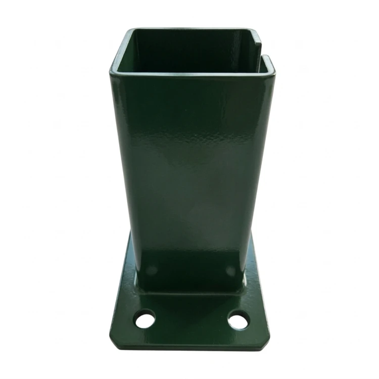 Base para poste de vedação 80x80 mm 8 mm verde 000-787 (3)