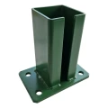 Base para poste de vedação 80x80 mm 8 mm verde 000-787 (4)