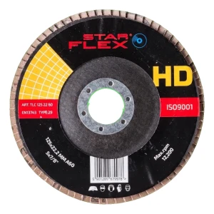 Starflex HD – disco lamelar cerâmico T29 125 mm granulação 60