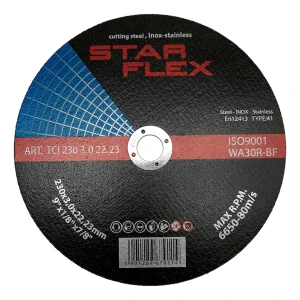 Starflex disco de corte para aço e INOX 230 × 3,0 mm tipo 41