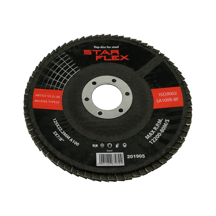 Starflex disco laminar T29 125 mm para aço – grão 100 000-969 (1)