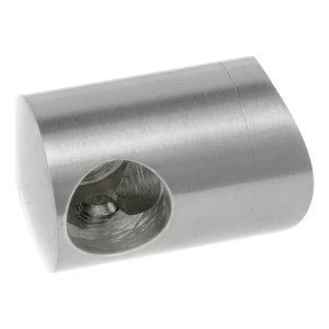 PSG suporte terminal direito para balaustrada para varão ø 12 mm em tubo 42,4 mm – aço inoxidável AISI 304 polido