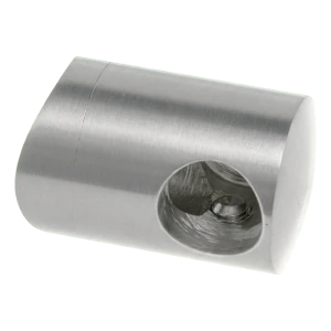 PSG suporte de extremidade esquerdo para barra ø 12 mm em tubo 42,4 mm – aço inoxidável AISI 304 polido