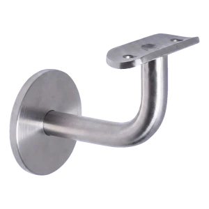 Suporte de parede para corrimão de balaustrada 42,4 mm – aço inoxidável AISI 304 satinado