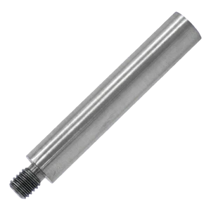 Haste de suporte de corrimão ø 12×75 mm AISI 304 – rosca M8/M6, cetim