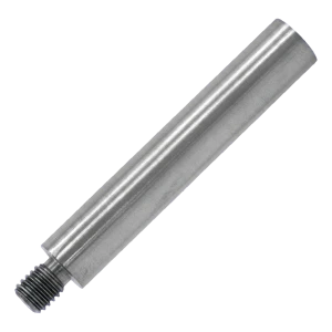 Varão de suporte para corrimão Ø 12×75 mm com rosca M8 – aço inoxidável AISI 304 acetinado