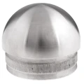 Tampa elipsoidal Kozza para inserir em tubo de balaustrada 42,4 mm – aço AISI 304 acetinado 001-095 (1)