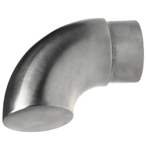 Joelho fechado para corrimão para tubo 42,4 mm – aço inoxidável AISI 304 acetinado 001-102 (1)