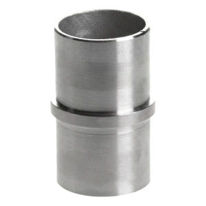 Conector reto para tubo de balaustrada 48,3 mm colado – aço inoxidável AISI 304 acetinado