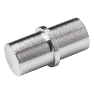 Conector reto para balaustrada para tubo fi 16 mm – aço inoxidável AISI 304, acetinado