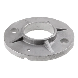 Base de montagem flangeada para balaustrada ⌀42,4 mm – aço com furos