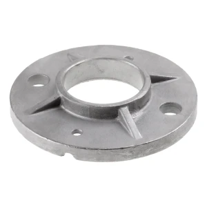 Base de poste de balaustrada para soldadura reforçada ø 100 mm – aço inoxidável AISI 304