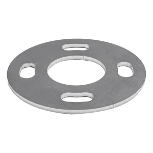 Base para poste de balaustrada para soldadura ø 100 mm – aço inoxidável AISI 304, sistema 42,4