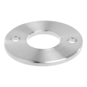Base de pilar de balaustrada para soldadura Ø80 mm – aço inoxidável AISI 304 acetinado