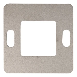 Placa de montagem para balaustrada 80×80 mm AISI304 sistema 40×40 superfície bruta