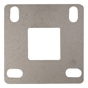 Base de poste para balaustrada para soldadura 100x100 mm – sistema 40x40, aço inoxidável AISI 304
