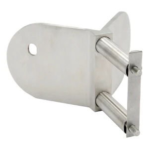 PINOX fixação de canto externa para poste de balaustrada 42,4 mm – AISI 304 acetinado