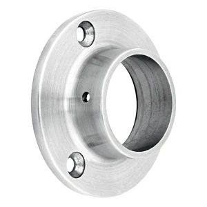 Flange de montagem para balaustrada para tubo 42,4 mm – aço inoxidável AISI 304 acetinado