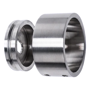 PSG flange de montagem axial para tubo de balaustrada 42,4 mm – aço inoxidável AISI 304 cetim
