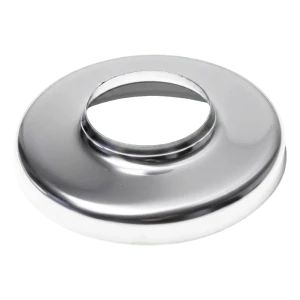 Roseta de mascaramento com flange para tubo Ø42,4 mm – aço inoxidável AISI 304 polido