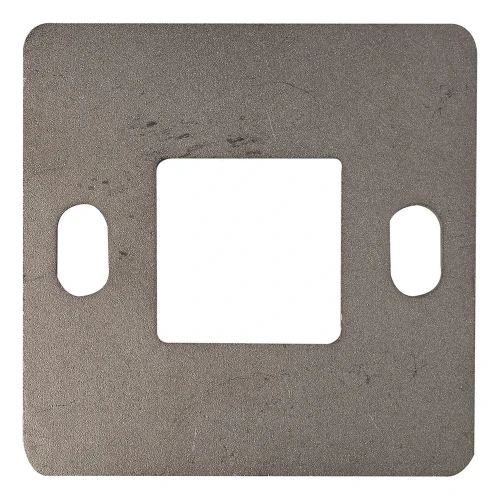 Base de pilar para balaustrada para soldadura 100×100 mm – aço inoxidável AISI 304, sistema 40×40 001-162 (1)