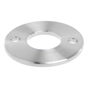 Base do poste de balaustrada para soldadura ⌀100 mm – aço inoxidável AISI 304, sistema 42,4