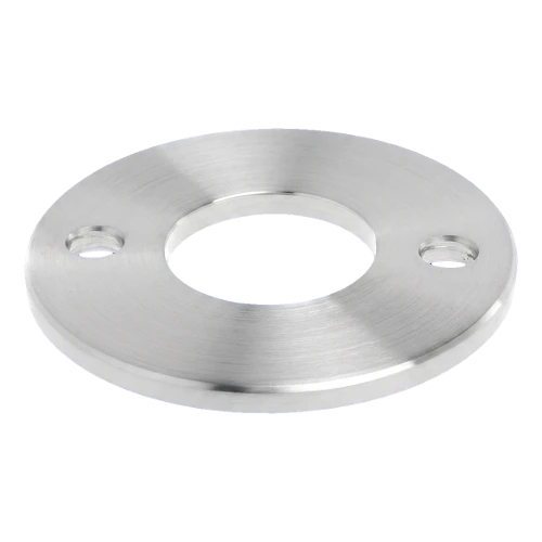 Base do poste de balaustrada para soldadura ⌀100 mm – aço inoxidável AISI 304, sistema 42,4 001-186 (1)