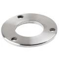 Base de poste de balaustrada para soldadura fi 85 mm – aço inoxidável AISI 304 acetinado, sistema 42,4 001-188 (1)