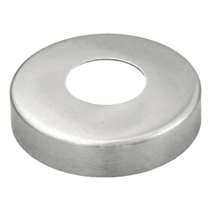 Roseta de mascaramento para tubo ø 42,4 mm – mascarilha para balaustrada em aço 105 mm polido