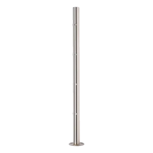 PINOX – poste de balaustrada de canto fi 42,4 mm não armado AISI 304 acetinado
