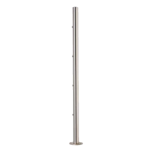 PINOX – poste de balaustrada intermédio Ø 42,4 mm inoxidável AISI 304 acetinado