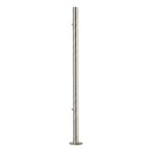 PINOX – poste de balaustrada terminal fi 42,4 mm aço inoxidável AISI 304 acetinado