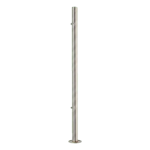 PINOX – poste de balaustrada de canto fi 42,4 mm h981 mm aço inoxidável AISI 304 cetim