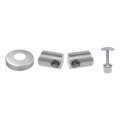 PSG poste de balaustrada de canto em aço AISI 304 ø42,4 mm H1060 mm com suportes para tubos ø12 mm 001-206 (3)